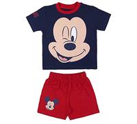 CERDA LIFE'S LITTLE MOMENTS Pyjama d'été Mickey Mouse - Official Disney Pyjama Bleu-Licence Officielle Garçon, Bleu et Rouge, 3 ans
