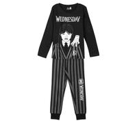 CERDÁ LIFE'S LITTLE MOMENTS Pyjama Largo unisexe pour enfant - Jersey simple - De Wednesday Diseño Exclusivo, Cómodo Y Suave - Ensemble pyjama, gris foncé, 14 ans