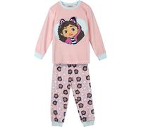 CERDÁ LIFE'S LITTLE MOMENTS Pyjama long polaire corail applications Gabby's Dollhouse ensemble unisexe enfant, rose(w), 4 ans