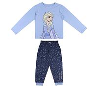 CERDÁ LIFE'S LITTLE MOMENTS - Pyjama pour Fille d'Elsa La Reine des Neiges 2 - Pyjama d'hiver 100% Coton - Licence Officielle Disney