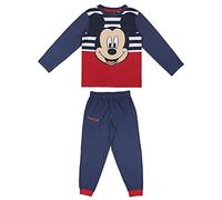 CERDÁ LIFE'S LITTLE MOMENTS - Pyjama pour Garçon de Mickey Mouse - Pyjama d'hiver 100% Coton - Licence Officielle Disney