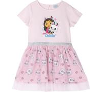 CERDÁ LIFE'S LITTLE MOMENTS Robe pour Enfants Gabby's Dollhouse - Beige et Rose - Taille 5 Ans - 100% Coton 145 g/m² - Imprimé Culotte Gabby et Paws - Produit Original Fabriqué en Espagne