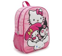 CERDÁ LIFE'S LITTLE MOMENTS Sac à dos 3D pour enfants, maternelle, école, loisirs | Sac à goûter en relief et bretelles rembourrées | Plusieurs personnages, Fuchsia rose 6576, Mini, Hello Kitty