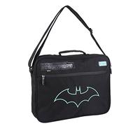 CERDÁ LIFE'S LITTLE MOMENTS - Sac à Dos à Bandoulière Garçon de Batman Avec des Poches Sur le Dessus et Sur les Côtés, une Poignée d'Épaule Réglable - Licence Officielle