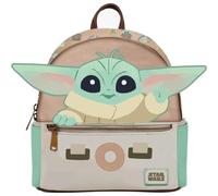 CERDÁ LIFE'S LITTLE MOMENTS Sac à dos décontracté tendance en similicuir au design exclusif de The Mandalorian | Sac à dos compact, unisexe pour enfants, multicolore, standard