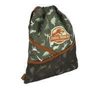 CERDÁ LIFE'S LITTLE MOMENTS, Sac a Dos Ecolier de Jurassic Park avec Poche Avant, Ouverture Réglable et Poignées à Scratch pour plus de sécurité Mixte enfant, Vert, Estándar