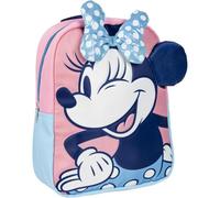 CERDÁ LIFE'S LITTLE MOMENTS Sac à dos pour enfants Minnie - Rose - 21,7 x 28 x 9 cm - Fermeture à glissière - Poignée réglable - Sac à dos résistant et durable - Produit original conçu en Espagne