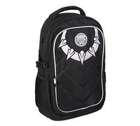 CERDÁ LIFE'S LITTLE MOMENTS, Sac à Dos pour Laptop des Avengers avec filet latéral, compartiment pour PC | Poignées de transport rembourrées et ergonomiques Garçon, Noir, Estándar