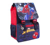 CERDÁ LIFE'S LITTLE MOMENTS Sac Scolaire de Spiderman, Extensible, Dos Ergonomique et Poignées Rembourrées-Licence Officielle, Garçon, Multicolore, Taille Unique