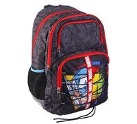 CERDÁ LIFE'S LITTLE MOMENTS - Sac à Dos Scolaire de The Avengers Idéal pour Garçon en Primaire Chariot Adaptable, Dos Ergonomique et Poignées Rembourrées Réglables - Licence Officielle