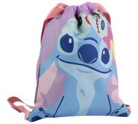 CERDÁ LIFE'S LITTLE MOMENTS Sac scolaire Stitch - Sac à dos type sac pour enfant avec fermeture à cordon, design espace pour vêtements, goûter, unisexe, enfants, 27 x 33 x 1 cm