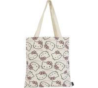CERDÁ LIFE'S LITTLE MOMENTS Sac shopping Hello Kitty unisexe pour adulte, blanc et noir