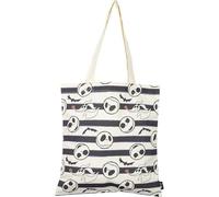 CERDÁ LIFE'S LITTLE MOMENTS - Sac Shopping L'Étrange Noël de Monsieur Jack - Noir - 36x39x0.4cm - 2 Poignées - Fabriqué en Polyester et Coton - Impression Jack Skellington et Zéro - Produit Original