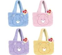 CERDÁ LIFE'S LITTLE MOMENTS Sac Shopping Peluche Care Bears - Sac de courses style peluche avec motif adorable, idéal pour les fans, les filles et les amateurs de personnages classiques, Bisounours