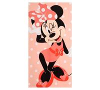 CERDÁ LIFE'S LITTLE MOMENTS Serviette Minnie Mouse Douce et absorbante pour la Plage, la Piscine et la Natation 70 x 140 cm