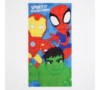 CERDÁ LIFE'S LITTLE MOMENTS Serviette Spidey 70 x 140 cm pour Enfant Marvel Douce et absorbante, pour Plage, Piscine et Natation, Serviette d'été 2-10 Ans