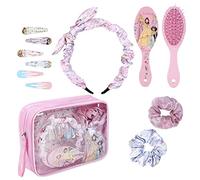 CERDÁ LIFE'S LITTLE MOMENTS - Set d'Accessoires de Coiffure 8 pièces pour Fille Les Princesses Disney - Licence Officielle Disney Multicolore