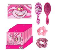 CERDÁ LIFE'S LITTLE MOMENTS - Set de Beauté Alice au Pays des Merveilles - Rose - Set Complet - Comprend Une Brosse à Cheveux, 2 nattes et Une Pochette - Produit Original