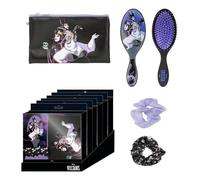CERDÁ LIFE'S LITTLE MOMENTS - Set de beauté Disney Villain - Set Complet - Comprend Une Brosse à Cheveux, 2 Couettes et Une Pochette - Produit Original