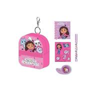 CERDÁ LIFE'S LITTLE MOMENTS Set de Papelería Minimochila Medidas Mochila Gabby´s Dollhouse 19.5x22.5x4.5 Cm Para Niñ@s, Sac à Dos Mixte Enfant, Modèle : 26 kg
