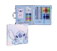 Mallette Métallique De Coloriage Stitch Disney 43 Pièces