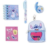 ARTESANÍA CERDÁ Set de papeterie Disney Lilo et Stitch Mini sac porte-clés 19,5x22,5x4,5 cm Mod. 83