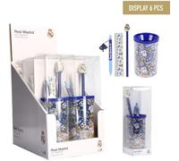 CERDÁ LIFE'S LITTLE MOMENTS Set de Papeterie Porte-Crayons Real Madrid - Set Scolaire au Design Officiel, idéal pour Les Enfants, Les Jeunes et Les Fans du Club Blanc, Real Madrid, Talla única