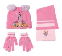 CERDÁ – Set hiver enfant Pat' Patrouille – Bonnet, gants et écharpe 3 pièces unisexe (lot de 3)