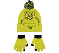 CERDÁ LIFE'S LITTLE MOMENTS Set Gorro Y Guantes The Grinch Suaves Y Licencia Oficial-Ropa Térmica Infantil Ideal Frío Ensemble 2 pièces, Taille Unique (Lot de 2) Mixte Enfant