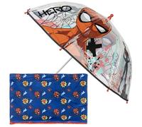 CERDÁ LIFE'S LITTLE MOMENTS Set parapluie bulle et tour de cou Spiderman - Parfait pour les fans de l'homme araignée