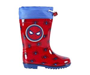 CERDÁ Life's Little Moments Spiderman Bottes d'hiver imperméables pour garçon avec butée réglable pour un ajustement optimal Rouge Taille 29 EU