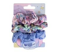 CERDÁ LIFE'S LITTLE MOMENTS, Stitch Accessoires pour Cheveux, Élastiques et Chouchous Cheveux Femme, Parfait comme Cadeau Fille, Anniversaire, Souples en Tissu au Design Coloré, Lot de 3 pièces