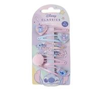 CERDÁ LIFE'S LITTLE MOMENTS, Stitch Accessoires pour Cheveux, Stitch et Angel Pince Cheveux, Set d'Accessoires pour Cheveux pour Filles, Parfait Comme Cadeau pour Fille, Anniversaire, 6 pièces