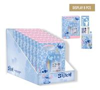 CERDÁ LIFE'S LITTLE MOMENTS Stitch Ensemble de cahiers - Ensemble scolaire avec carnet et accessoires de personnages animés, idéal pour les fans de Disney et papeterie Kawaii, Stitch, taille unique