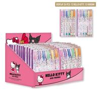 CERDÁ LIFE'S LITTLE MOMENTS Stylo Hello Kitty Kuromi - Stylo avec Motif Kawaii, idéal pour écoliers, collectionneurs et Amateurs de l'univers Sanrio, Hello Kitty, Talla única, Licence