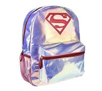 CERDÁ LIFE'S LITTLE MOMENTS - Superman, Sac à dos Superman - Sac à dos Métallisé - Dimensions 28 x 36 x 10 cm Rose (Rosa)