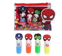 CERDÁ LIFE'S LITTLE MOMENTS Surligneurs Avengers - Set de surligneurs Scolaires au Motif de Super-héros, idéal pour Les Enfants, Les Adolescents et Les Fans de l'univers Marvel, Avengers, Talla única