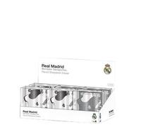 CERDÁ LIFE'S LITTLE MOMENTS Taille-crayon avec réservoir, motif officiel du club pour enfants du Real Madrid. Accessoire scolaire pratique et amusant