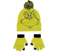 CERDÁ LIFE'S LITTLE MOMENTS Set Gorro Y Guantes The Grinch Suaves Y Licencia Oficial-Ropa Térmica Infantil Ideal Frío Ensemble 2 pièces, Taille Unique (Lot de 2) Mixte Enfant