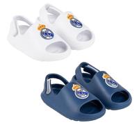 CERDÁ LIFE'S LITTLE MOMENTS Tongs de plage EVA Real Madrid pour enfants, officielles et légères | Chaussures antidérapantes, blanc, 34/35 EU