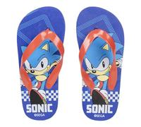 CERDÁ LIFE'S LITTLE MOMENTS Tongs Sonic pour enfants - Bleu et rouge - Taille 34/35-100% EVA - Tongs à doigts pour garçons et filles - Produit Original Fabriqué en Espagne