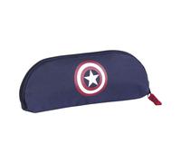 CERDÁ LIFE's LITTLE MOMENTS - Trousse à crayons scolaire pour garçon Captain America avec ouverture zippée - Official Marvel Licensed, Multicolor