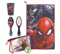 CERDÁ Trousse de toilette Spiderman complète pour enfants - Licence officielle Marvel - Multicolore