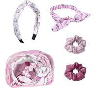 CERDÁ LIFE'S LITTLE MOMENTS - Trousse de Toilette Transparente Marie des Aristochats avec Accessoires pour Cheveux - Licence Officielle Disney Multicolore
