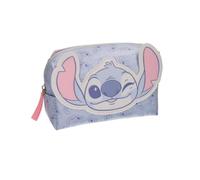 CERDÁ LIFE'S LITTLE MOMENTS, Trousse de Toilette Stitch Fille, avec Fermeture à Glissière, pour l’École, Voyage Accessoires, Les Petites Affaires, Disney Trousse de Toilette Stitch, 100% PU, 17X10X7Cm