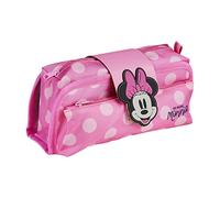 CERDÁ LIFE'S LITTLE MOMENTS - Trousse Scolaire 3 Compartiments pour Fille de Minnie Mouse |Il pourra Transporter Tout Le Matériel Scolaire - Licence Officielle Disney, 2700000305, Multicolore