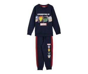 CERDÁ LIFE'S LITTLE MOMENTS Tuta Cotone Spazzolato Avengers Combinaison en coton brossé pour garçon, bleu foncé, 5 ans