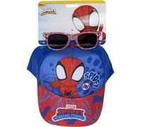 CERDÁ LIFE'S LITTLE MOMENTS Unisex Kids Spidey Chapeau et set de lunettes de soleil Sunglasses, Multicolor, Standard