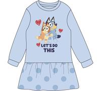 CERDÁ Life's Little Moments Vestido Para Niñas-Ropa Infantil Bluey Cómoda, Colorida Y Perfecta USO Diario, Fiestas O Regalos Especiales Robe, Bleu, 5 Ans Fille