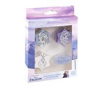 Cerdá - Lot de 4 Gommes La Reine des Neiges Disney - Licence Officielle Disney